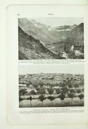 Die Pyrenäen. Der Gebirgszirkus von Gavarnie, eine echt alpine Hochgebirgslandschaft