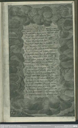 In Effigiem Iam Extincti Principis Et Prout Corpus Eius Animâ Cassum In Aula Spectatum Fuit