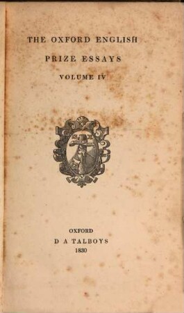 The Oxford English prize essays, 4