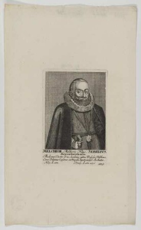 Bildnis des Melchior Sebizius, gen. der Jüngere