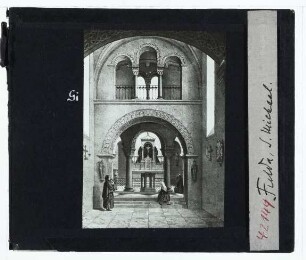 Fulda, St. Michael : Ansicht, Stich