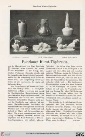 Bunzlauer Kunst-Töpfereien