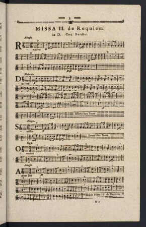 3-3, Missa III. de Requiem