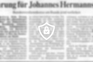 Ehrung für [Name maskiert]