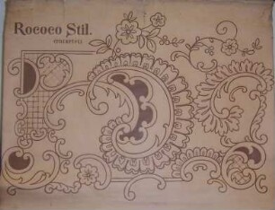 Ornamente Rococo Stil