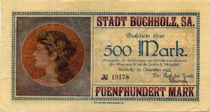 Gutschein - 500 Mark