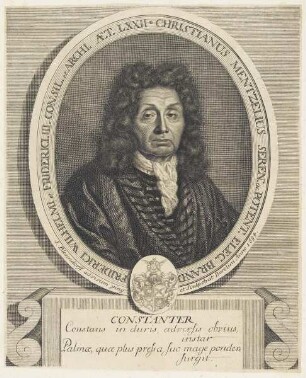 Bildnis des Christianus Mentzelius