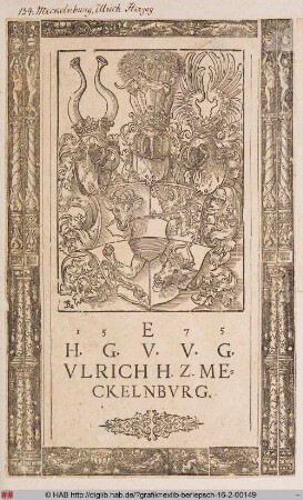 Wappen des Herzog Ulrich von Mecklenburg