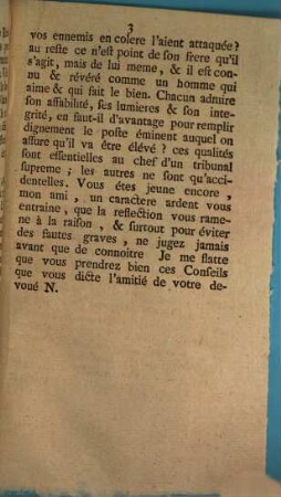 Deuxieme Lettre d'un Habitant de Bruxelles à un Patriotte du Hainaut le 5 Octobre 1787.