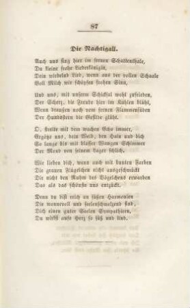 Die Nachtigall