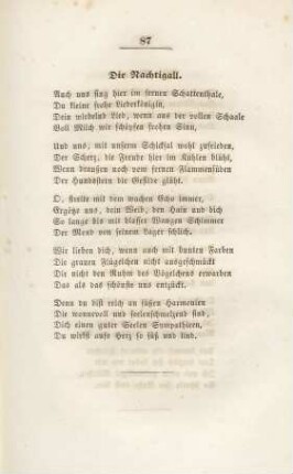 Die Nachtigall