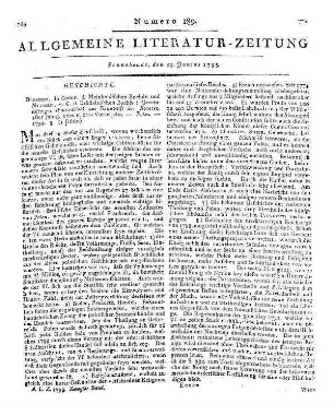 Gemeinnütziges Wochenblatt zur Kenntniß der Staaten. - Dresden : Meinhold Jg. 1, Viertelj. 1-2. - 1792