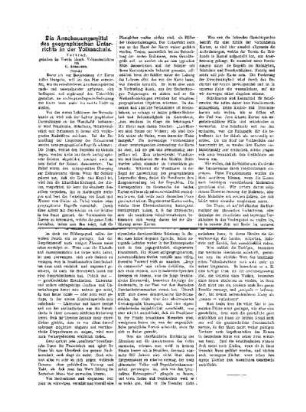 Die Anschauungsmittel des Geographischen Unterrichts in der Volksschule : (Schluß)