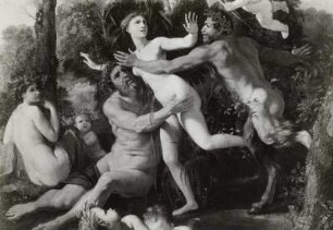 Pan und Syrinx / Die Nymphe Syrinx wird von Pan verfolgt