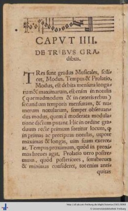 Caput IV. De Tribus Gradibus