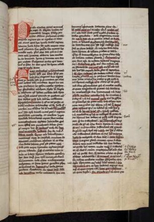 Fleuronnéinitialen: P(artibus); F(rater ambrosius)