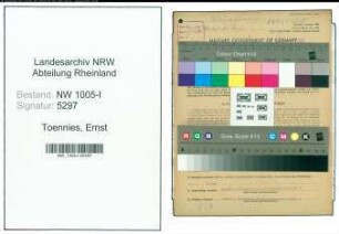 Entnazifizierung Ernst Toennies , geb. 06.05.1905 (Heizungsmonteur)