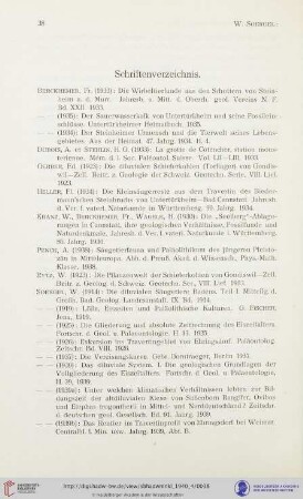 Schriftenverzeichnis
