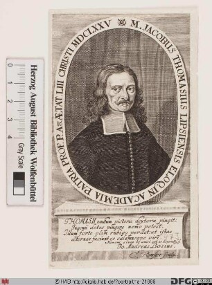 Bildnis Jacob Thomasius