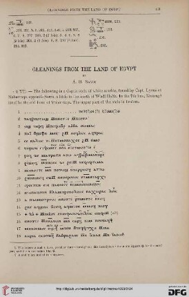 20: Gleanings from the land of Egypt, [6]