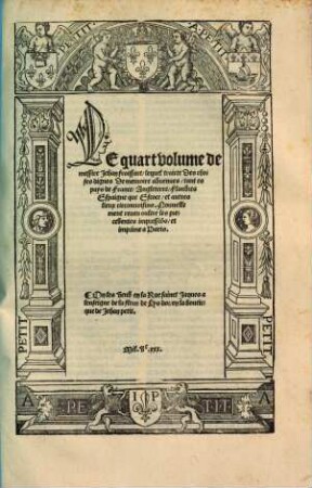 Des choses dignes des memoires advenues : tant es pays de France, Angleterre, Flandres, Espaigne que Escoce et autre lieux circonvoisins, 4