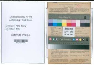Entnazifizierung Philipp Schmidt , geb. 12.04.1878 (Lehrer)