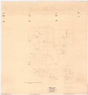 Villa von der Heydt, Berlin-Tiergarten Umbau: Grundriss Kellergeschoss mit Einzeichnung der Heizkörper 1:100