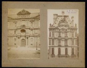 Louvre (Palais du Louvre), Paris: Porte Jean Goujon und Pavillon de Flore