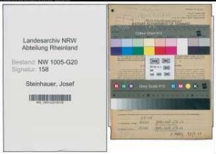 Entnazifizierung Josef Steinhauer , geb. 19.02.1887 (Bestatter)