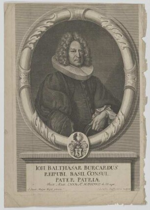 Bildnis des Ioh. Balthasar Burcardus