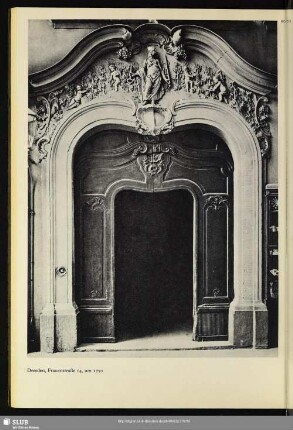 Dresden, Frauenstraße 14, um 1750