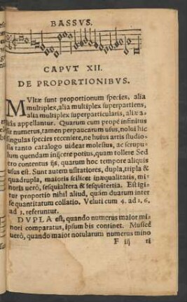 Caput XII. De Proportionibus.