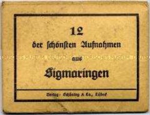 Fotomappe "Sigmaringen" mit 12 Originalaufnahmen