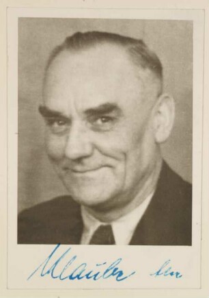 A. Klaube, kaufmännischer Angestellter