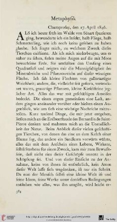 Metaphysik