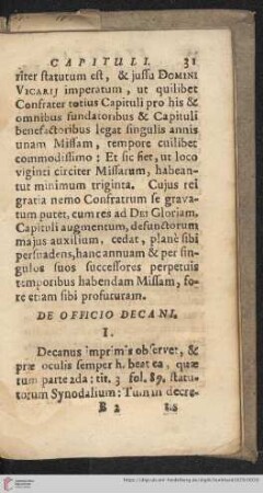De officio decani