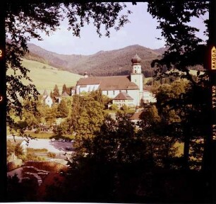 Münstertal, Untermünstertal: Kloster St. Trudpert, vom Wahl aus