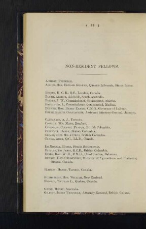 Non-Resident Fellows.