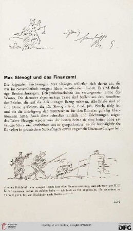 Max Slevogt und das Finanzamt