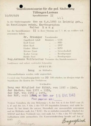 Lang, Walter