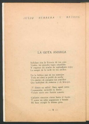 La gota amarga