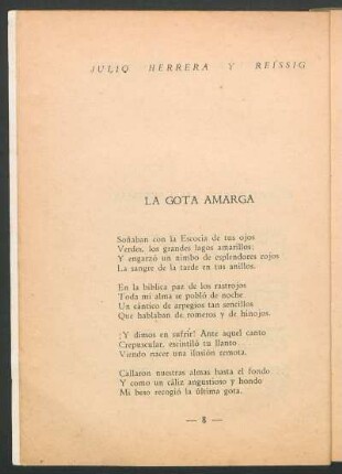 La gota amarga