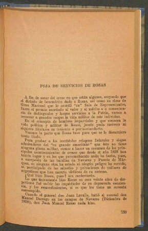 Foja de servicios de Rosas