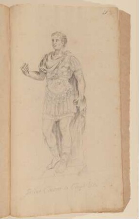 Caesar [nach Tafel 9 von François Perriers "Icones et Segmenta Nobilium Signorum et Statuarum..." (1638)]