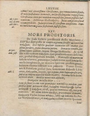 XXV. Mors Proditoris.