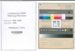 Entnazifizierung Franz Heilemann , geb. 09.06.1889 (Stadtangestellter)