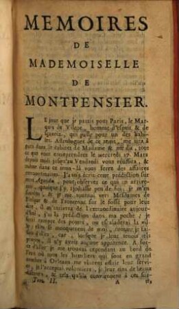 Memoires De Mademoiselle De Montpensier, Fille De Gaston D'Orleans, Frere De Louis XIII. Roi de France. 2