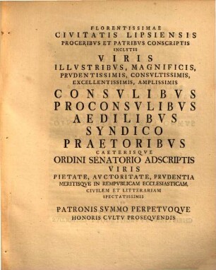 De Facvltatibvs Ecclesiae Christianae Earvmqve Vsv Ante Constantinvm M. Dispvtatio