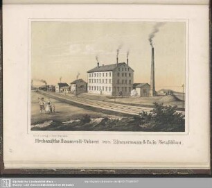 Mechanische Baumwoll-Weberei von Zimmermann & Co. in Netzschkau