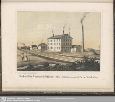 Mechanische Baumwoll-Weberei von Zimmermann & Co. in Netzschkau